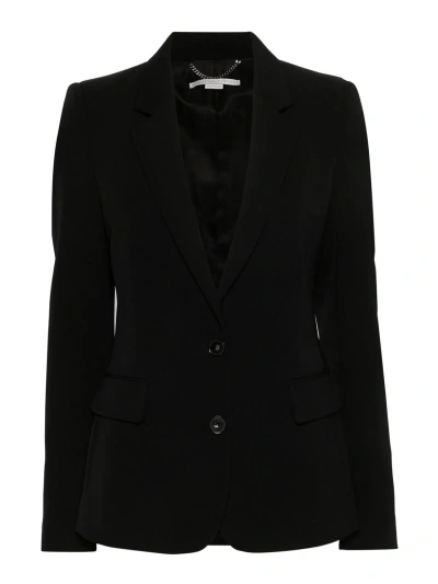 Stella Mccartney Single-breasted Blazer In Black