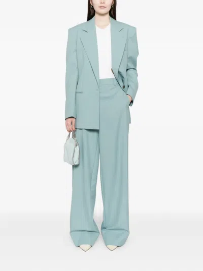Stella Mccartney Single-breasted Blazer In Blue
