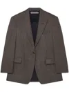 Stella Mccartney Oversized Single-breasted Blazer In Brown