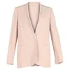 Stella Mccartney Single-breasted Blazer In Pink Wool In Pink