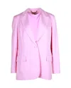 Stella Mccartney Woman Suit Jacket Lilac Size 2-4 Wool In Pink