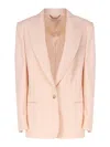 Stella Mccartney Single-breasted Blazer In Pink