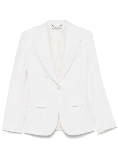 Stella Mccartney Single-breasted Blazer In White