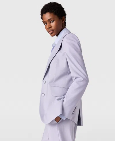 Stella Mccartney Single-breasted Peak-lapel Blazer In Blue