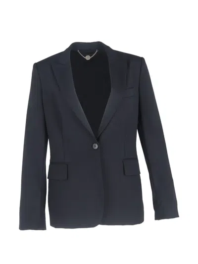 Pre-owned Stella Mccartney Single-breasted Pockets Blazer In Black