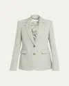Stella Mccartney Single-breasted Regular Jacket In Gray