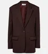Stella Mccartney Single-breasted Virgin Wool Blazer