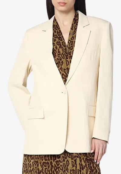 Stella Mccartney Single-breasted Viscose Blazer