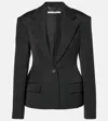 STELLA MCCARTNEY SINGLE-BREASTED WOOL BLAZER