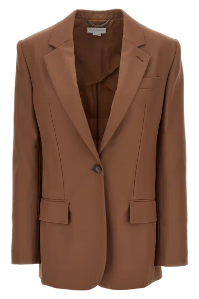 STELLA MCCARTNEY SINGLE-BREASTED WOOL BLAZER