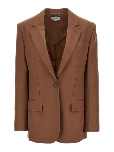 STELLA MCCARTNEY SINGLE-BREASTED WOOL BLAZER