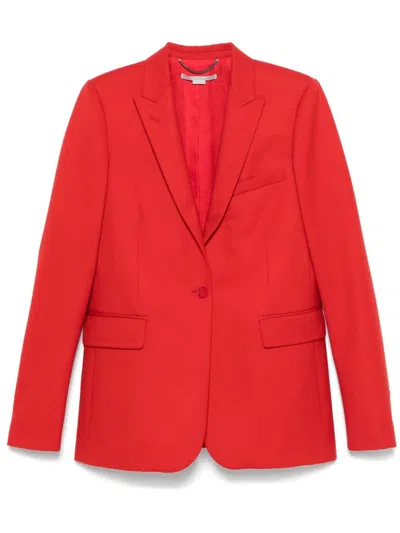 Stella Mccartney Einreihiges Sakko In Rot