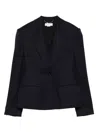 Stella Mccartney Single-button Tailored Blazer In Blue