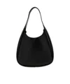 Stella Mccartney Curved Silhouette Single Handle Shoulder Bag In Black
