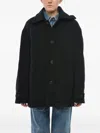 Stella Mccartney Single-breasted Coat In Black