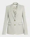 Stella Mccartney Single-breasted Regular Jacket In Gray