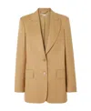 Stella Mccartney Single-breasted Wool Blazer In Multi