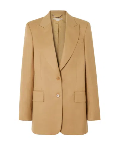 Stella Mccartney Single-breasted Wool Blazer In Multi