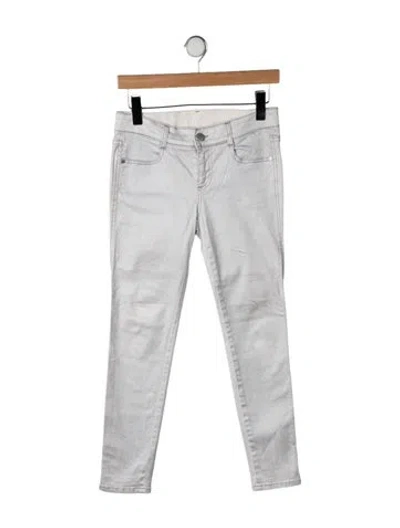 Pre-owned Stella Mccartney Skinny Leg Pants In Grey