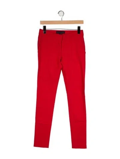 Pre-owned Stella Mccartney Skinny Leg Pants In Red