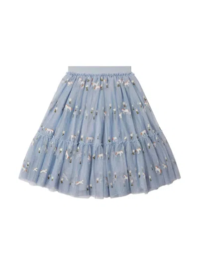 Stella Mccartney Kids Skirt Kids Color Blue