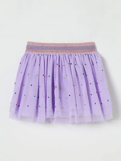 STELLA MCCARTNEY SKIRT STELLA MCCARTNEY KIDS KIDS COLOR LILAC,H00308038