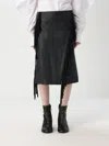 Stella Mccartney Fringed Alter Mat Skirt In Black