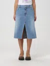 Stella Mccartney Stella Mc Cartney Woman Denim Skirt 6 D02403 In Blue