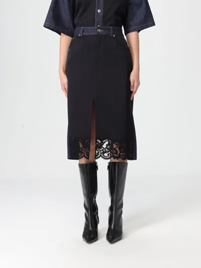 Stella Mccartney Skirt  Woman Color Blue In Black