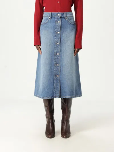 STELLA MCCARTNEY SKIRT STELLA MCCARTNEY WOMAN COLOR DENIM,H19171028