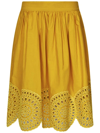 Stella Mccartney Kids' Skirt In Yellow