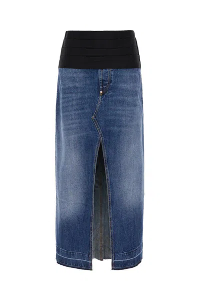 Stella Mccartney Skirts In Mid Vintage Blue And Tuxedo