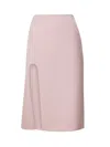 Stella Mccartney Side-slit Skirt In Pink