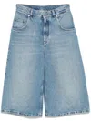 Stella Mccartney Women Denim Cotton Bermuda Shorts