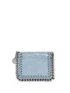 Stella Mccartney Falabella Tri-fold Wallet In Blue