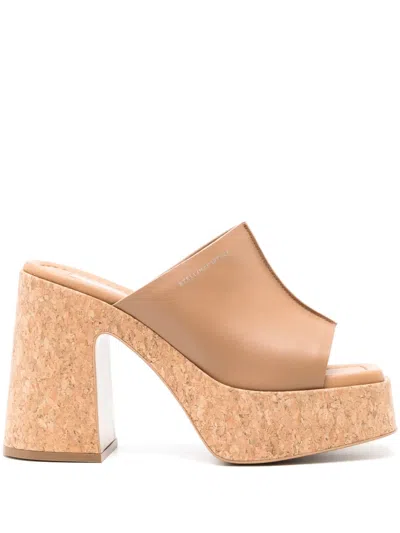 Stella Mccartney Skyla 110mm Platform Mules In Neutrals