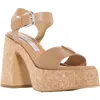 Stella Mccartney Skyla Alter Womens Buckle Faux Leather Platform Heels