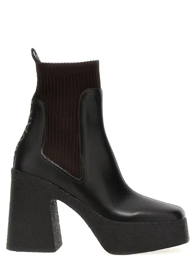 Stella Mccartney Skyla' Ankle Boots In Black
