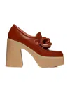 Stella Mccartney Skyla Chain-linked Pumps In Red