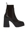 Stella Mccartney Platform Sole Skyla Chelsea Booties 12cm In Black