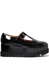 Stella Mccartney Oxford Elyse Shiny 80mm In Black