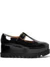 Stella Mccartney Elyse T-bar Platform Mary Janes In Black