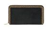 Stella Mccartney Black Shaggy Deer Falabella Wallet