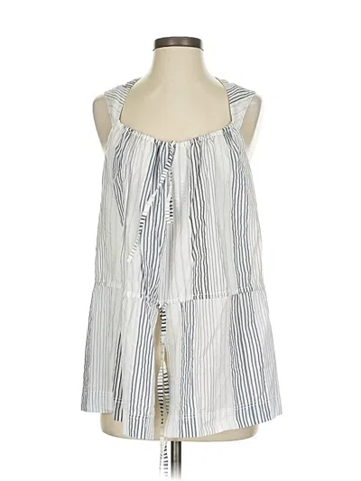 Pre-owned Stella Mccartney Sleeveless Blouse In White