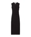 Stella Mccartney Sleeveless Crewneck Lace Midi Dress In Black
