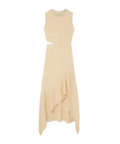 Stella Mccartney Sleeveless Cut-out Maxi Dress In Brown