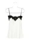 Stella Mccartney Satin Lace Trim Top