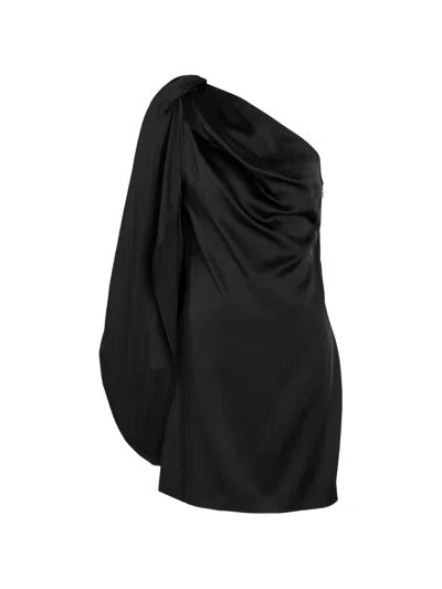 Stella Mccartney Sleeveless Mini Dress With Side Zip Closure In Black