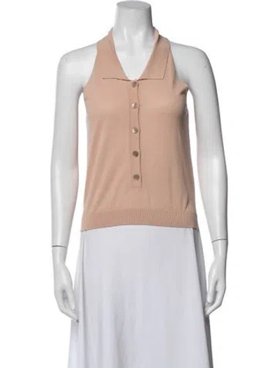 Pre-owned Stella Mccartney Sleeveless Polo In Neutrals