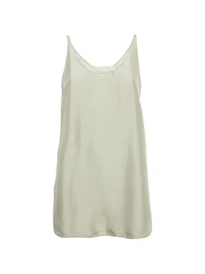 Pre-owned Stella Mccartney Sleeveless Silk Top In Green